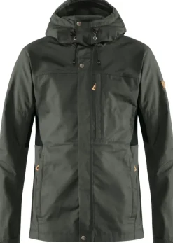 Fjallraven Mens Kaipak Jacket - Dark Grey-Black Best