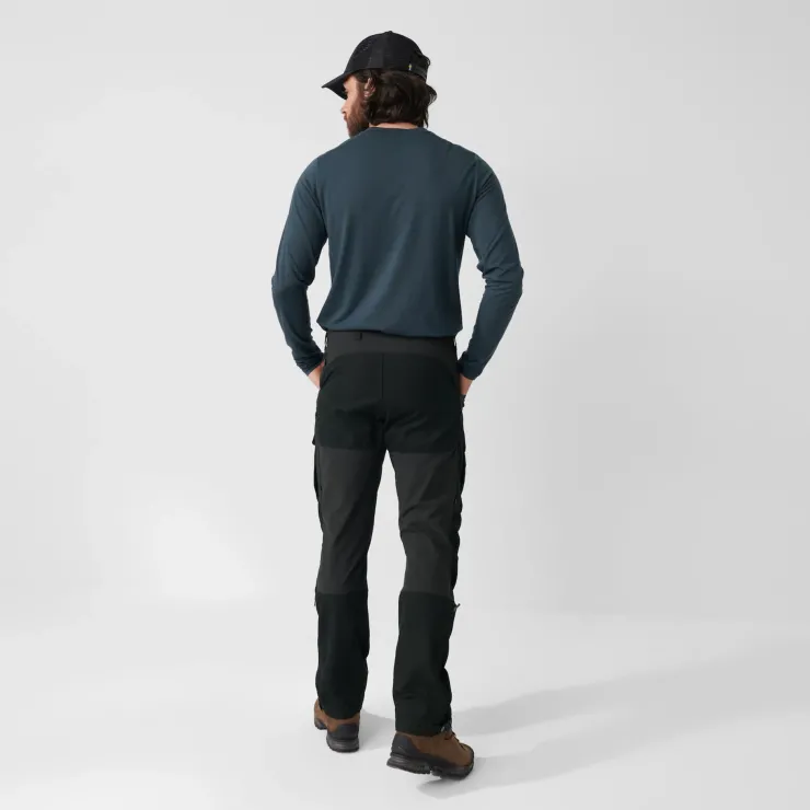Fjallraven Mens Keb Trousers - Black Online