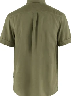 Fjallraven Mens Ovik Travel SS Shirt - Green Sale
