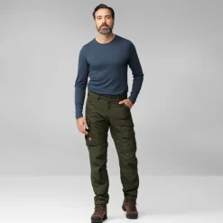 Fjallraven Mens Vidda Pro Trousers - Dark Grey-Black Online