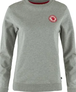 Fjallraven Womens 1960 Logo Badge Sweater - Grey-Melange Hot