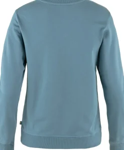 Fjallraven Womens 1960 Logo Badge Sweater - Dawn Blue Outlet