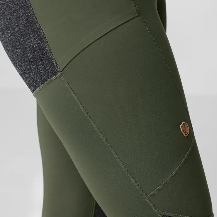 Fjallraven Womens Abisko Trekking Tights HD - Deep Forest Clearance