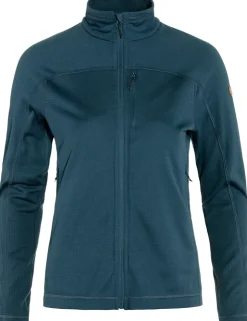 Fjallraven Womens Abisko Lite Fleece Jacket - Indigo Blue Online