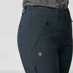 Fjallraven Womens Abisko Trail Stretch Trousers - Dark Navy Online