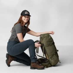 Fjallraven Womens Abisko Trail Stretch Trousers - Dark Navy Online