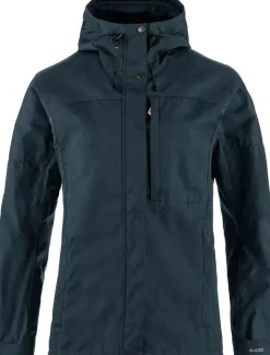 Fjallraven Womens Kaipak Jacket - Dark Navy Sale