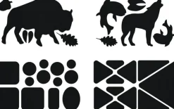 Gear Aid (Mcnett) Gear Aid Tenacious Tape Gear Patches - 20 Black Wildlife New