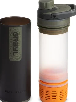 Grayl UltraPress Purifier Bottle - Camp Black Best