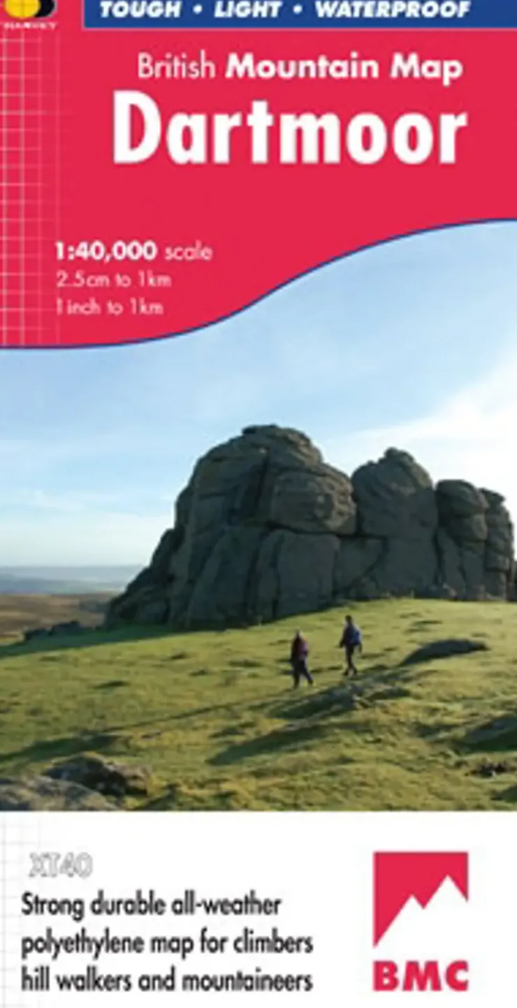 Harvey's Harvey Dartmoor National Park BMC Mountain Map Online