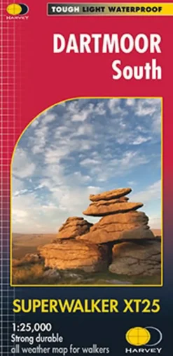 Harvey's Harvey Dartmoor South Superwalker Map Discount