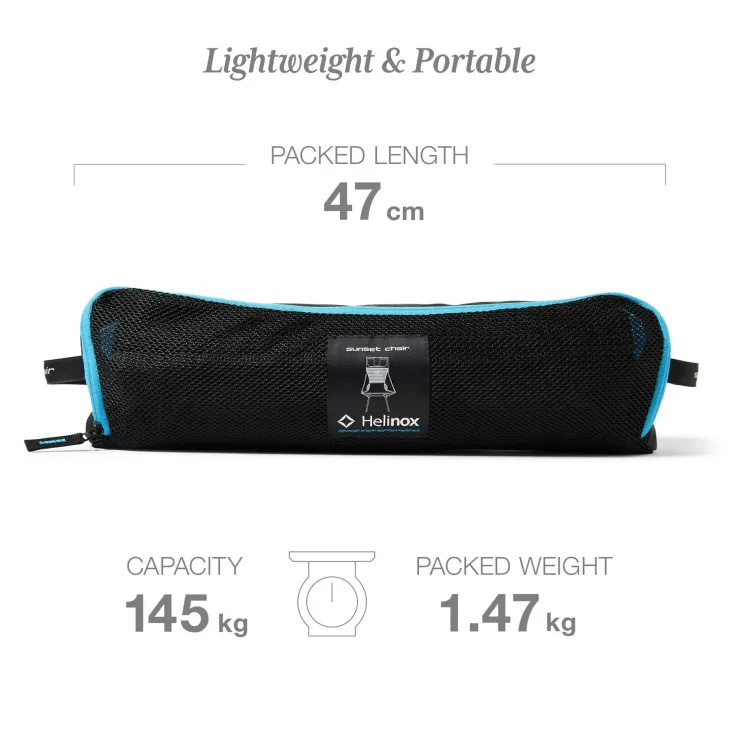 Helinox Sunset Chair - Black Hot