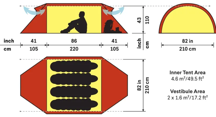 Hilleberg Keron 4 Tent - Green New