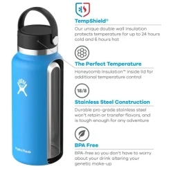 Hydro Flask 32oz Wide Mouth Bottle - Stone Clearance