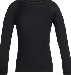Icebreaker Kids 200 Oasis Long Sleeved Crewe Top - Black Online