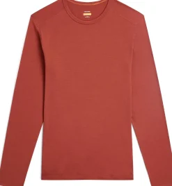 Icebreaker Mens 200 Oasis Long Sleeved Crewe Top - Jasper Discount