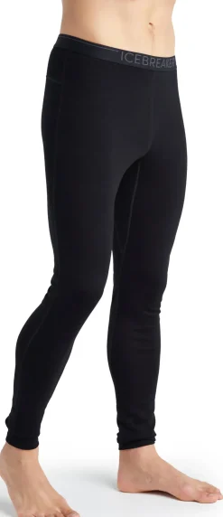 Icebreaker Mens 260 Tech Leggings - Black Hot