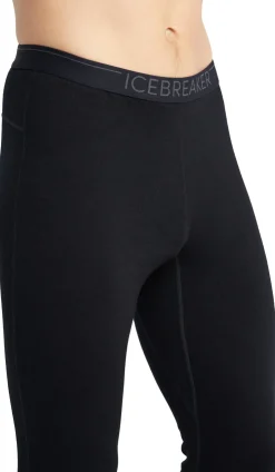 Icebreaker Mens 260 Tech Leggings - Black Hot