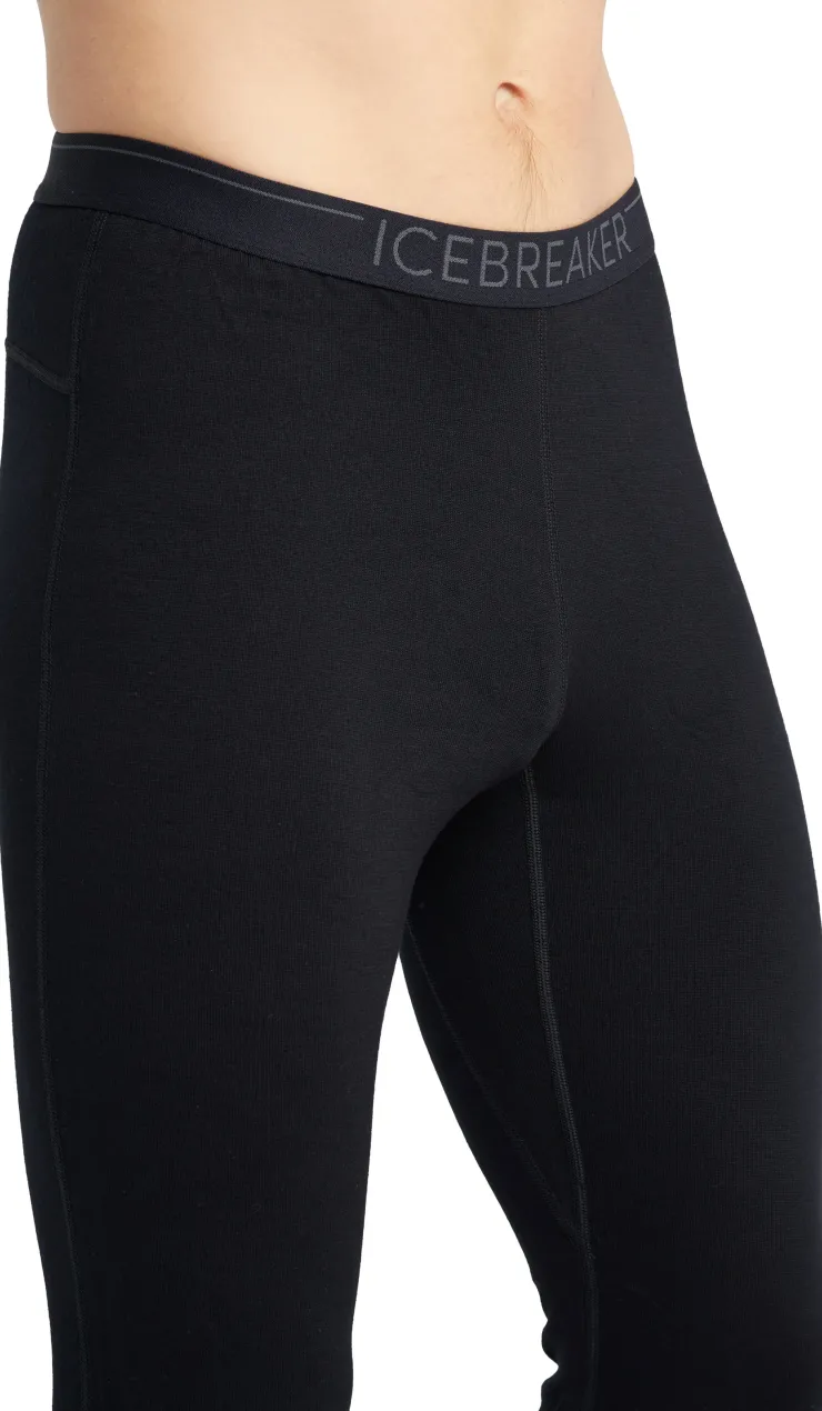 Icebreaker Mens 260 Tech Leggings - Black Hot