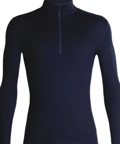 Icebreaker Mens 260 Tech LS Half Zip Top - Midnight Navy Discount