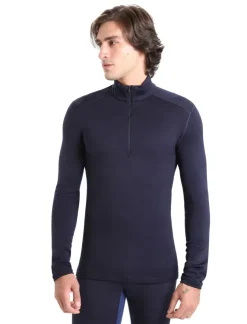 Icebreaker Mens 260 Tech LS Half Zip Top - Midnight Navy Discount