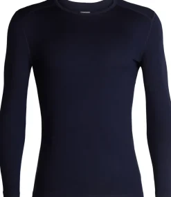 Icebreaker Mens 260 Tech LS Crewe - Midnight Navy Best