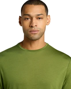 Icebreaker Mens Merino 125 Cool-Lite Sphere III LS Tee - Spagnum New