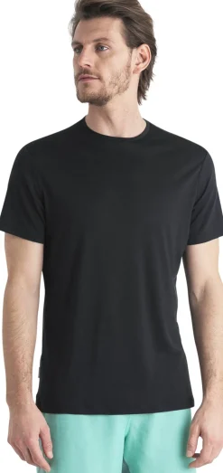 Icebreaker Mens Merino 125 Cool-Lite Sphere III SS Tee - Black Outlet