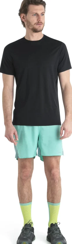 Icebreaker Mens Merino 125 Cool-Lite Sphere III SS Tee - Black Outlet