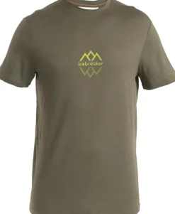 Icebreaker Mens Merino 150 Tech Lite III SS Tee - Logo Reflective - Loden Best