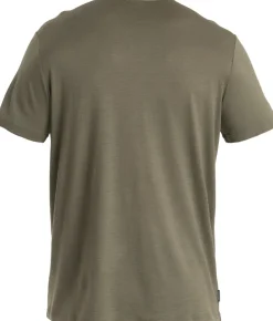 Icebreaker Mens Merino 150 Tech Lite III SS Tee - Logo Reflective - Loden Best