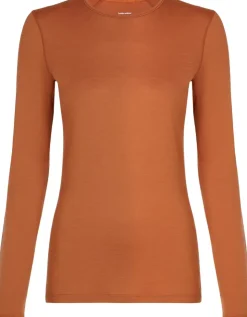 Icebreaker Womens 200 Oasis LS Crewe Top - Dusty Clay Fashion