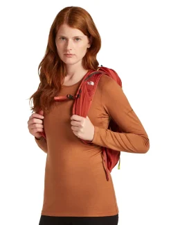 Icebreaker Womens 200 Oasis LS Crewe Top - Dusty Clay Fashion