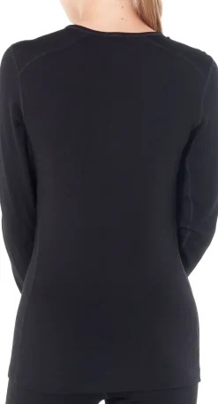 Icebreaker Womens 260 Tech LS Crewe - Midnight Navy Online