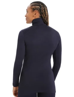 Icebreaker Womens 260 Tech LS Half Zip Top - Midnight Navy Clearance