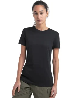 Icebreaker Womens Merino 150 Tech Lite III SS Tee - Black Hot