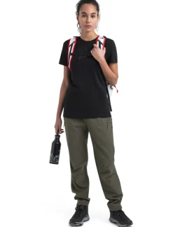 Icebreaker Womens Merino 150 Tech Lite III SS Tee - Black Hot