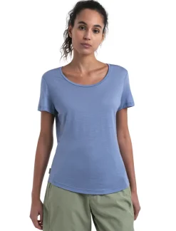 Icebreaker Womens Merino 125 Cool-Lite Sphere III SS Scoop Tee - Kyanite Outlet