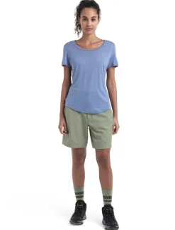 Icebreaker Womens Merino 125 Cool-Lite Sphere III SS Scoop Tee - Kyanite Outlet