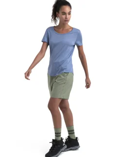 Icebreaker Womens Merino 125 Cool-Lite Sphere III SS Scoop Tee - Kyanite Outlet