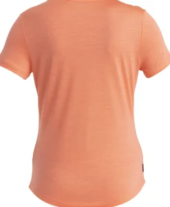Icebreaker Womens Merino 125 Cool-Lite Sphere III SS Scoop Tee - Tang Online