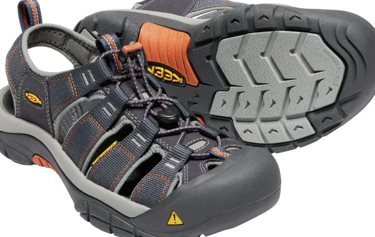 Keen Mens Newport H2 Sandals - India Ink/ Rust Clearance