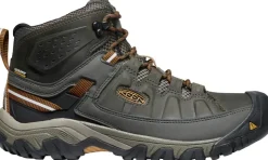 Keen Mens Targhee III Mid Waterproof Boots - Black Olive-Golden Brown Discount