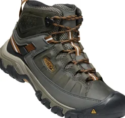 Keen Mens Targhee III Mid Waterproof Boots - Black Olive-Golden Brown Discount