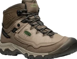 Keen Mens Targhee IV Mid Waterproof Boots - Brindle-Canteen New