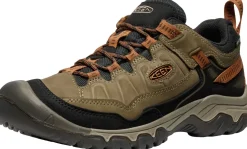 Keen Mens Targhee IV Waterproof Shoes - Sea Turtle-Roasted Pecan New