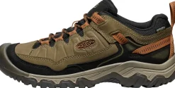 Keen Mens Targhee IV Waterproof Shoes - Sea Turtle-Roasted Pecan New