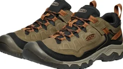 Keen Mens Targhee IV Waterproof Shoes - Sea Turtle-Roasted Pecan New