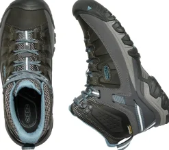 Keen Womens Targhee III Mid Waterproof Boots - Magnet-Atlantic Blue Fashion