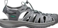 Keen Womens Whisper Sandals - Medium Grey-Peacock Green Online